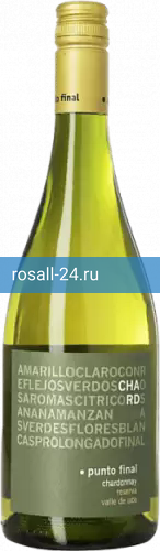Вино Punto Final Chardonnay Reserva