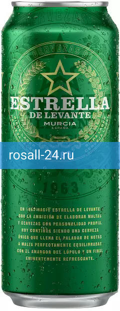 Светлое пиво ESTRELLA LEVANTE
